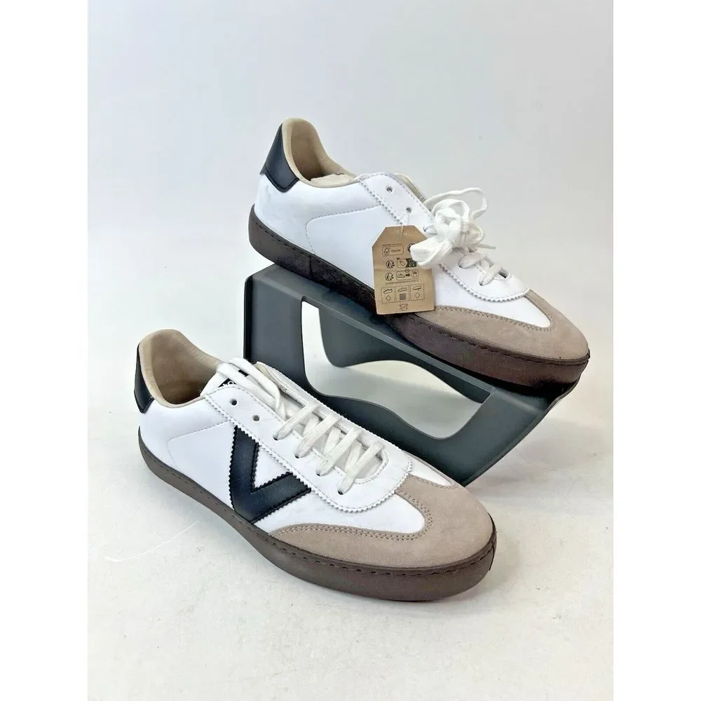 Victoria Unisex Berlin Faux Leather Cyclist Trainers W‎ 11-11.5 / M 9-9.5